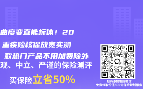 頸椎曲度變直能標體！2025 重疾險核保放寬實測，5 款熱門產品不用加費除外