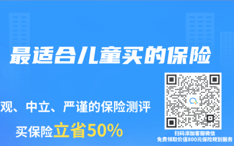 最適合兒童買的保險